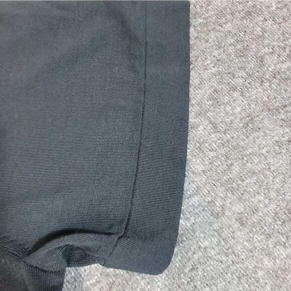 Mssimo Dutti Studio Mens Polo Shirt Size L Black Micro Textured Piqué Cotton New - Picture 4 of 10